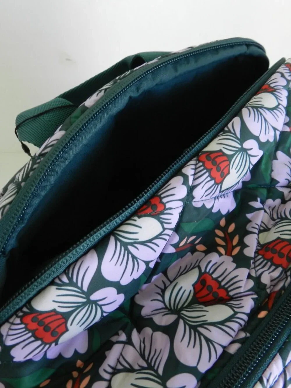 Vera Bradley Ultralight Essential LARGE Backpack Laptop Bag Floral